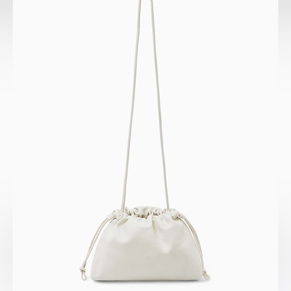 Cos Mini Cavatelli Clutch in White Leather - Picture 10 of 12